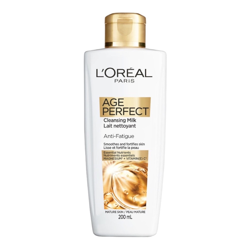 L’ORÉAL AGE PERFECT FACE WASH CLEANSING MILK, VITAMIN C 200ML - BRAND NEW